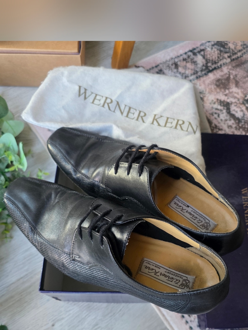 Werner Kern Nappa Leather Men's Ballroom Dance Shoes Size 6 UK -Fits Like US 8.5